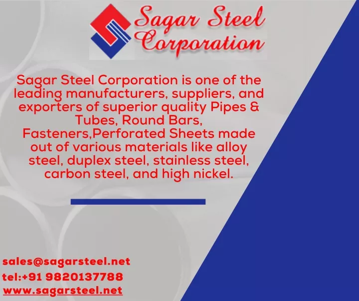 sagar steel corporation is one of the leading