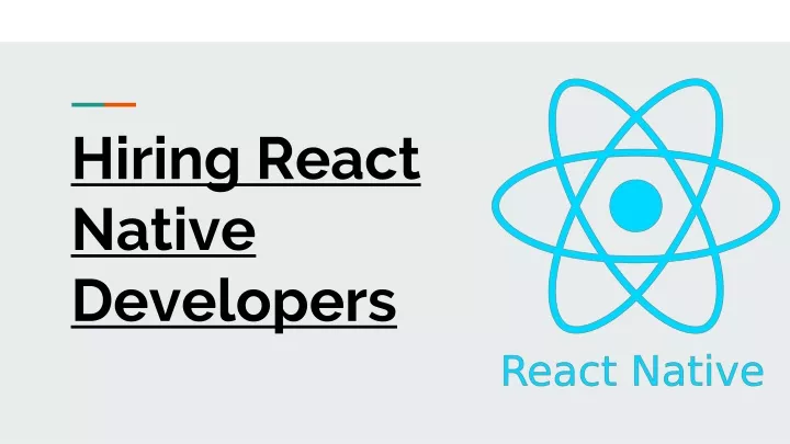 hiring react native developers