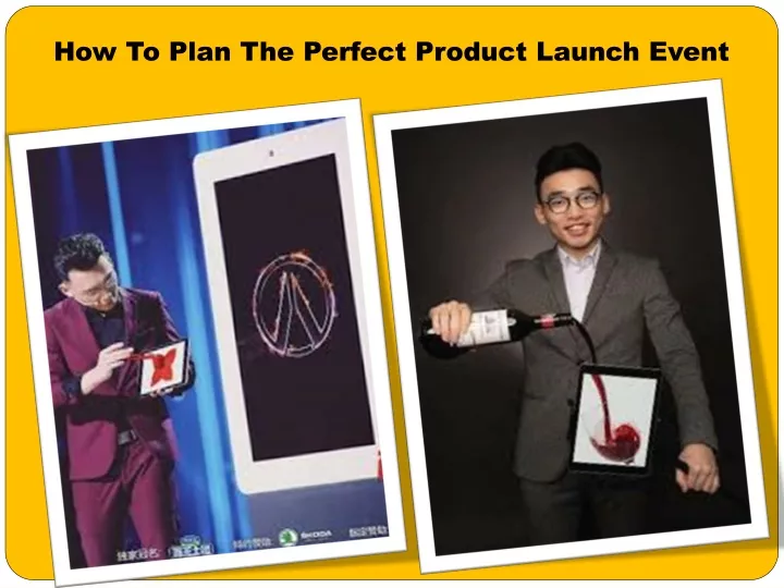 how to plan the perfect product launch event