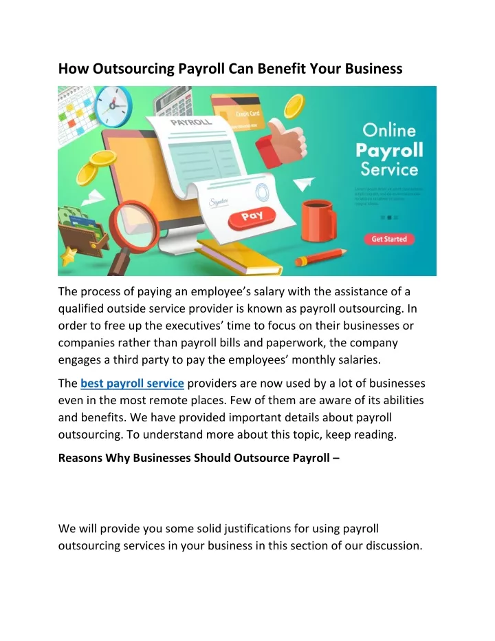 PPT - How Outsourcing Payroll Can Benefit Your Business PowerPoint ...