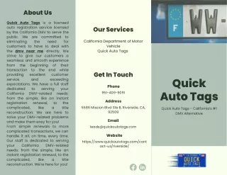 Quick Auto Tags (Brochure)