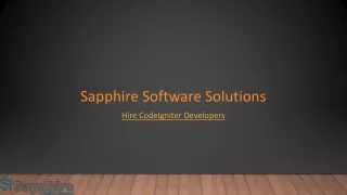 sapphire software solutions