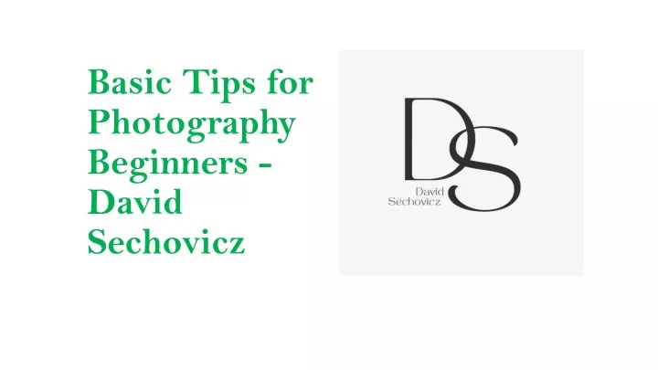 basic tips for photography beginners david sechovicz