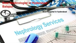 Best Nephrologist in Hyderabad | Balapur - Chavan Hospital