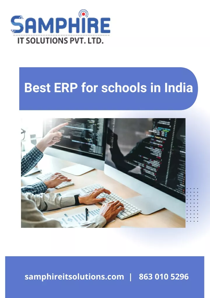 best erp for schools in india