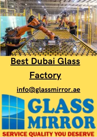 Best Dubai Glass Factory
