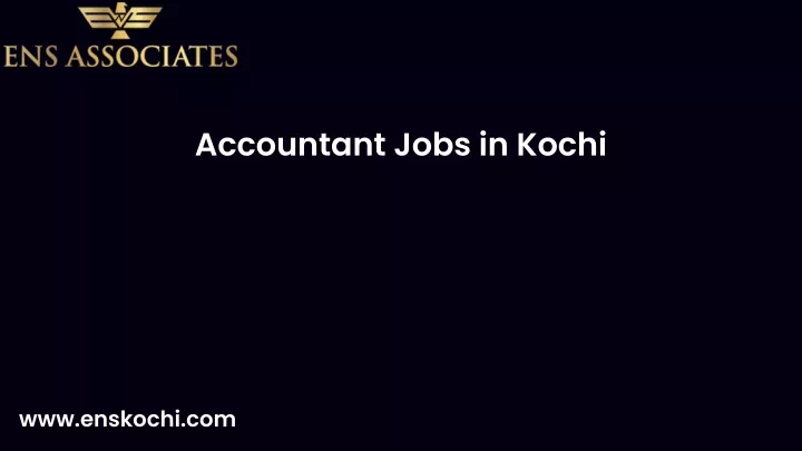 accountant jobs in kochi