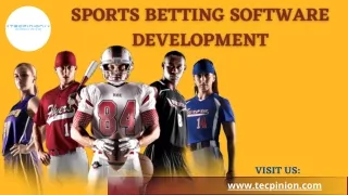 Tecpinion's Top Sports Betting Solutions