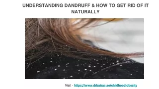 Understanding Dandruff & How to get rid of it Naturally | Dr Batra’s™ Homeopathy