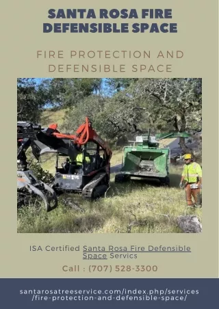 Santa Rosa Fire Defensible Space
