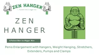 Zen Hanger Weight Hanging Products - Stretcher - Penis Sleeves