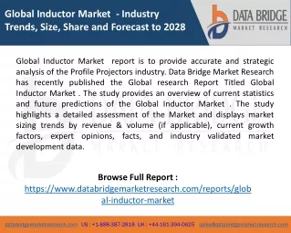 global inductor market industry trends size share