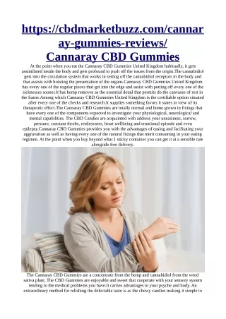 https://cbdmarketbuzz.com/cannaray-gummies-reviews/