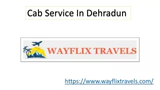 Cab Service In Dehradun