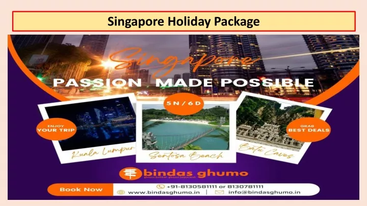 singapore holiday package