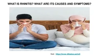 What is rhinitis? What are its causes and symptoms? | Dr Batra’s™ Homeopathy in