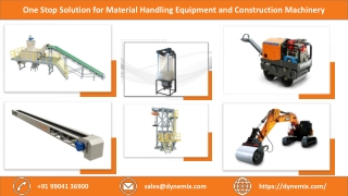 One Stop Solution for Material Handling Equipment and Construction Machinery