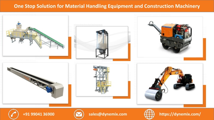 one stop solution for material handling equipment