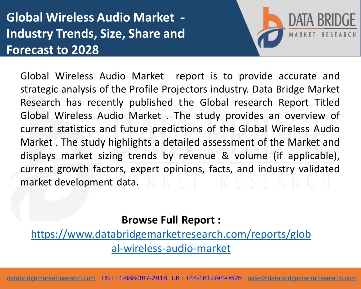 global wireless audio market industry trends size