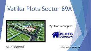 Vatika Plots Sector 89A | Best Residential Plots Gurgaon