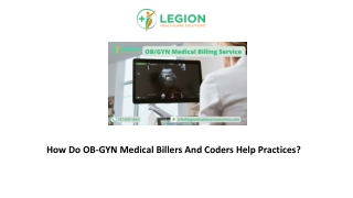how do ob gyn medical billers and coders help