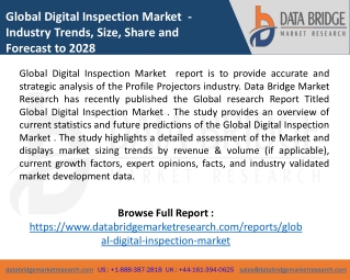 global digital inspection market industry trends
