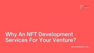 Why An NFT Development Services For Your Venture?