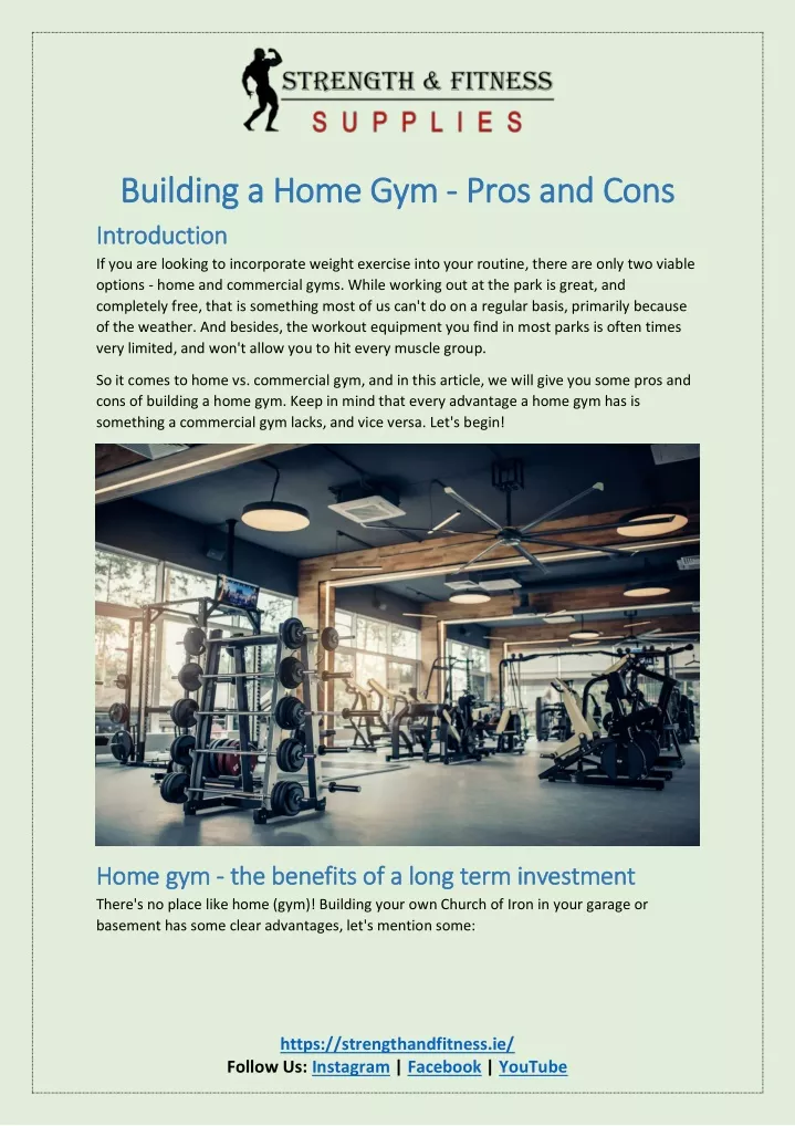 building a home gym building a home gym pros