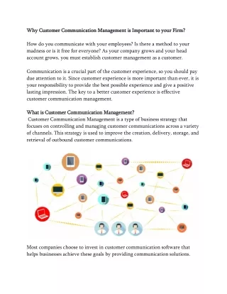 why why c customer ustomer c communication