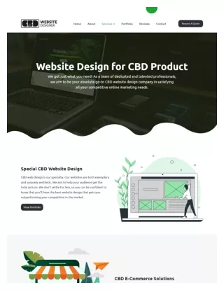 Website Designing For CBD and Cannabis products