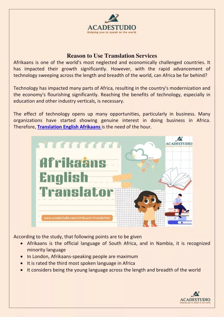 reason to use translation services