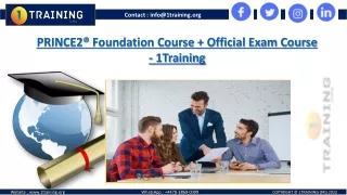 PRINCE2® Foundation training Course with 2022 Official Exam