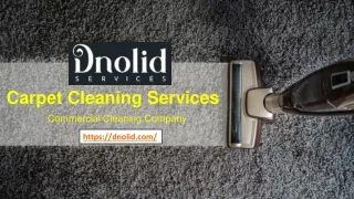 DNOLID’s Carpet Cleaning Services