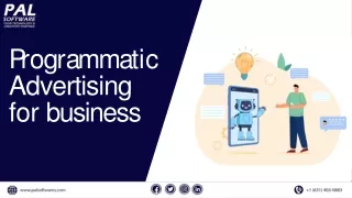 p r o g r a mm a t i c advertising for business