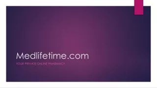 Medlifetime - An Online Pharmacy For Gabapentin, Viagra, Fioricet, Estradiol