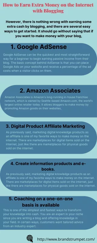How to Earn Extra Money on the Internet with Blogging