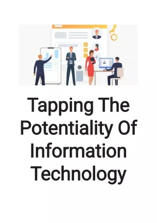 tapping the tapping the potentiality