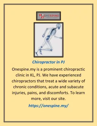 chiropractor in pj