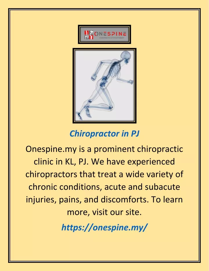 chiropractor in pj