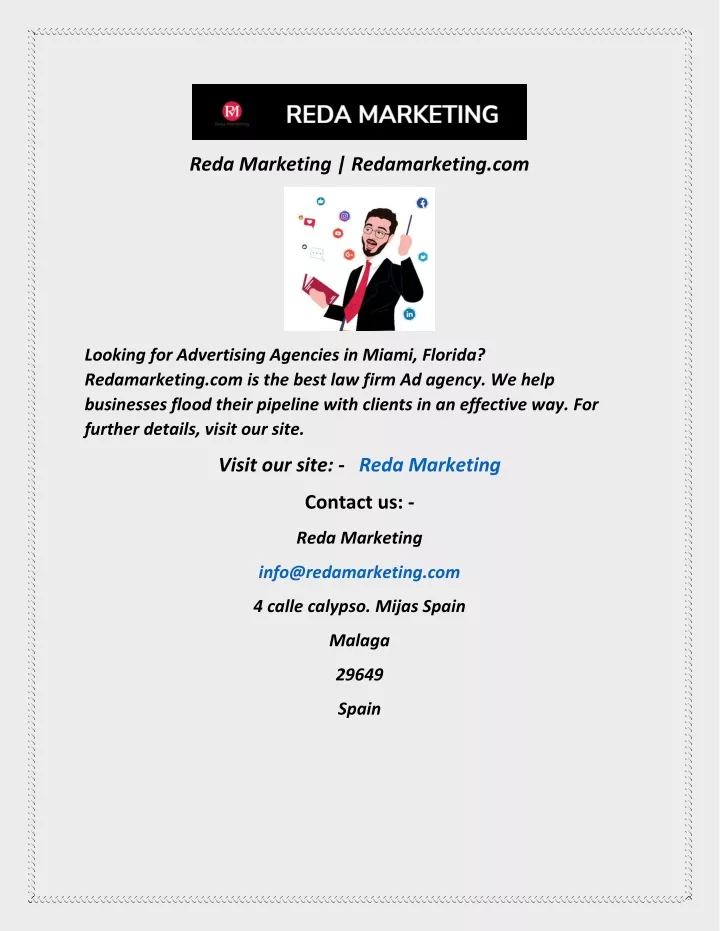 reda marketing redamarketing com
