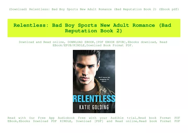 download relentless bad boy sports new adult