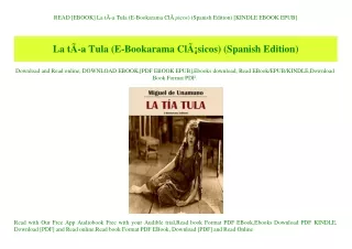 READ [EBOOK] La tÃƒÂ­a Tula (E-Bookarama ClÃƒÂ¡sicos) (Spanish Edition) [KINDLE EBOOK EPUB]