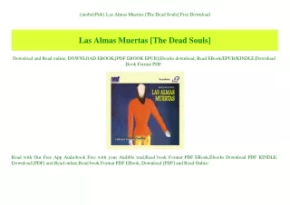 {mobiePub} Las Almas Muertas [The Dead Souls] Free Download