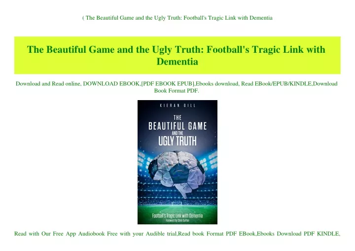 the beautiful game and the ugly truth football
