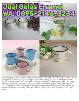 cangkir enamel harga cangkir mug jadul