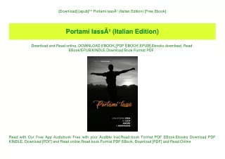 [Download] [epub]^^ Portami lassÃƒÂ¹ (Italian Edition) [Free Ebook]