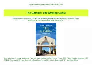 (Epub Download) The Gambia The Smiling Coast (DOWNLOAD E.B.O.O.K.^)