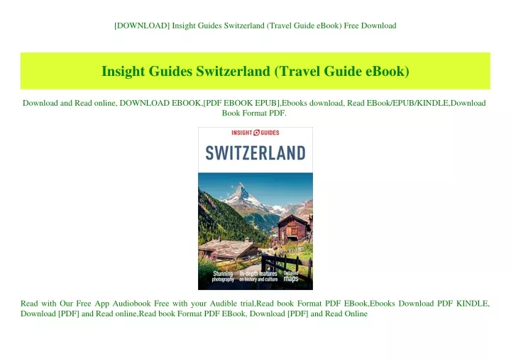 download insight guides switzerland travel guide