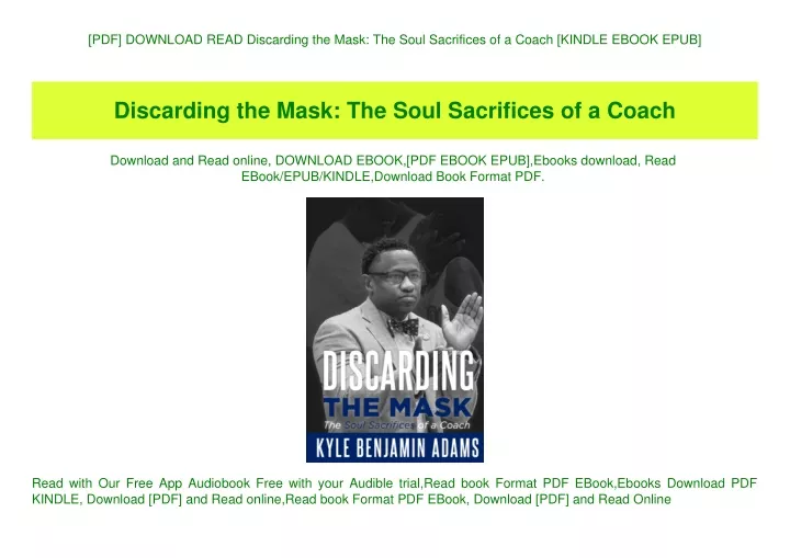 pdf download read discarding the mask the soul