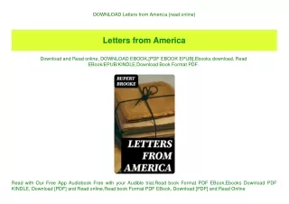 DOWNLOAD Letters from America {read online}